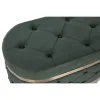 Банкетка DKD Home Decor Зеленый Оранжевый Позолоченный Деревянный MDF 80 x 47 x 43 cm (2 штук)