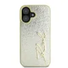 Karl Lagerfeld Metal Signature - Case for iPhone 16 (gold)