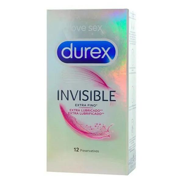 Invisible Extra Lubricated Condoms Durex 5052197049169 24 Units (12 uds)