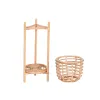 Подставка под цветочный горшок DKD Home Decor 25 x 25 x 70 cm Натуральный ротанг Bali