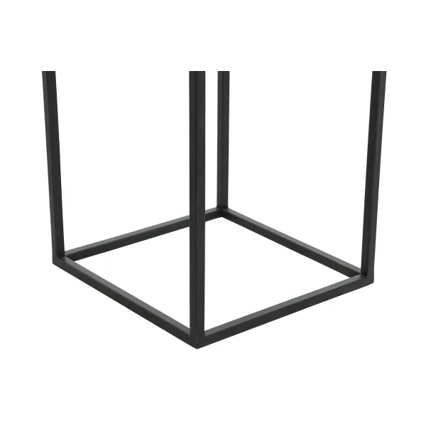 Набор кашпо DKD Home Decor 33 x 33 x 67 cm Чёрный Позолоченный Металл Loft