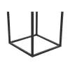 Набор кашпо DKD Home Decor 33 x 33 x 67 cm Чёрный Позолоченный Металл Loft