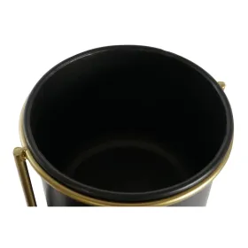 Подставка под цветочный горшок DKD Home Decor 30 x 21 x 80 cm Чёрный Позолоченный Металл