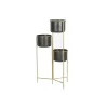 stādītājs DKD Home Decor 30 x 21 x 80 cm Melns Bronza Metāls