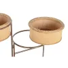 Kabantis šviestuvas DKD Home Decor 55 x 42 x 79 cm Juoda Ruda Geležis Bambukas Tropinis