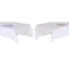 Tablecloth and napkins DKD Home Decor 150 x 150 x 0,5 cm Blue Brown White (2 Units)