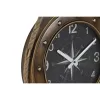 Sieninis laikrodis DKD Home Decor 43 x 8 x 71 cm Stiklas Juoda Auksinis Geležis (2 vnt.)