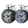 Stalinis laikrodis DKD Home Decor Mėlyna Žalia Dviratis Vintage (2 vnt.)
