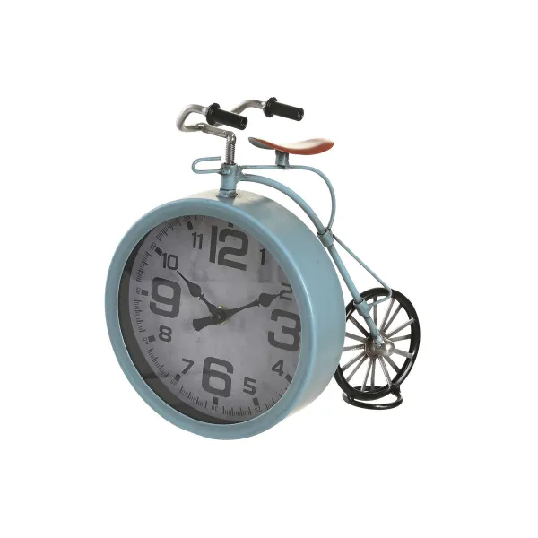 Настольные часы DKD Home Decor Синий Зеленый Велосипед Vintage (2 штук)