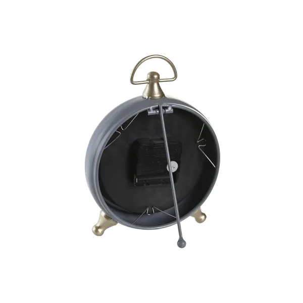 Настольные часы DKD Home Decor Чёрный Серый Позолоченный традиционный (2 штук)