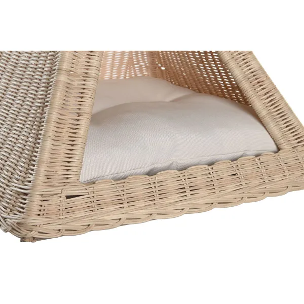 Koiran peti DKD Home Decor Luonnollinen Rottinki 45 x 45 x 45 cm