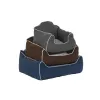 Кровать для домашних животных DKD Home Decor Синий Коричневый Серый 72 x 61 x 34 cm
