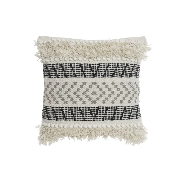 spilvens DKD Home Decor Melns Bēšs 45 x 10 x 45 cm Boho