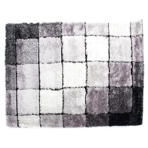 Ковер DKD Home Decor Чёрный полиэстер Белый фотографии 120 x 180 x 2 cm