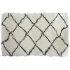 Matto DKD Home Decor 160 x 230 x 5 cm Polyesteri Valkoinen Vinoneliö