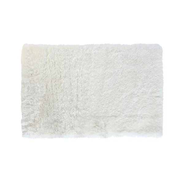 Ковер DKD Home Decor 120 x 180 x 8 cm полиэстер Слоновая кость Шелк