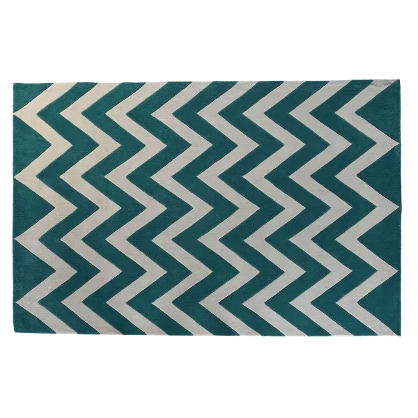 Paklājs DKD Home Decor 160 x 230 x 2 cm Poliesters Līkloču līnija Daudzkrāsains