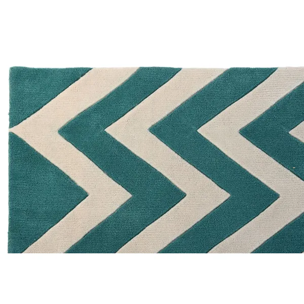 Paklājs DKD Home Decor 160 x 230 x 2 cm Poliesters Līkloču līnija Daudzkrāsains