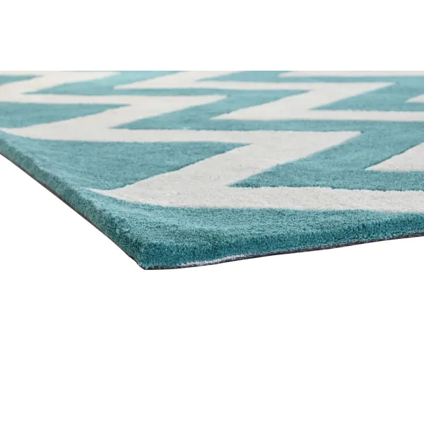 Paklājs DKD Home Decor 160 x 230 x 2 cm Poliesters Līkloču līnija Daudzkrāsains