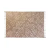 Matto DKD Home Decor Pinkki Terrakotta Valkoinen Hapsu Kaupunki (160 x 230 x 1 cm)