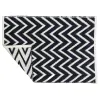 Ковер DKD Home Decor Зигзаг Двухцветный город (120 x 180 x 1 cm)