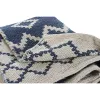 Kilimas DKD Home Decor Mėlyna Balta Arabas (120 x 180 x 1 cm)