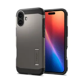 Spigen Tough Armor Mag MagSafe - Case for iPhone 16 (Gunmetal)
