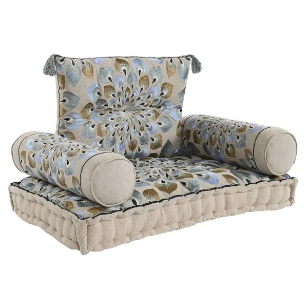 Aiatugitool DKD Home Decor Sinine Beež 90 x 55 x 18 cm