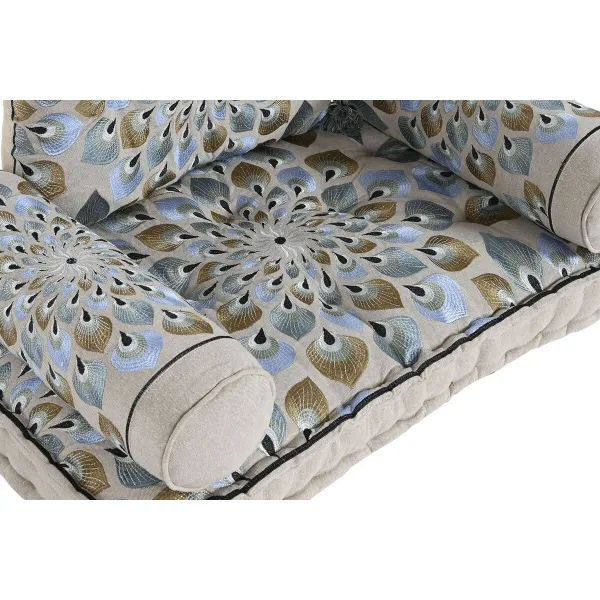 Aiatugitool DKD Home Decor Sinine Beež 90 x 55 x 18 cm