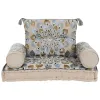 Садовое кресло DKD Home Decor Синий Бежевый 90 x 55 x 18 cm