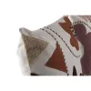 Cushion DKD Home Decor White Pink 45 x 15 x 45 cm (2 Units)