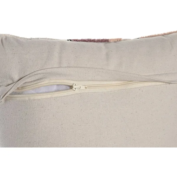 spilvens DKD Home Decor Balts Rozā 45 x 15 x 45 cm (2 gb.)
