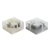 Вуаль DKD Home Decor Позолоченный Серебристый Рождество 15 x 15 x 5 cm (2 штук)