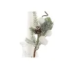 Kynttiläsarja DKD Home Decor Valkoinen Joulu 21 x 10 x 5 cm 2 x 2 x 20 cm (4 Kappaletta)