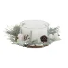Kynttilä DKD Home Decor Valkoinen Joulu 15 x 15 x 5.5 cm 13 x 13 x 5,5 cm