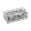 Sveču Komplekts DKD Home Decor Balts Ziemassvētki 10 x 10 x 7 cm 19 x 10.5 x 7 cm (2 gb.)
