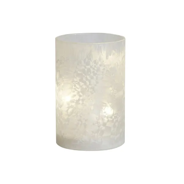 Koristevalot DKD Home Decor Valkoinen 10 x 10 x 15 cm