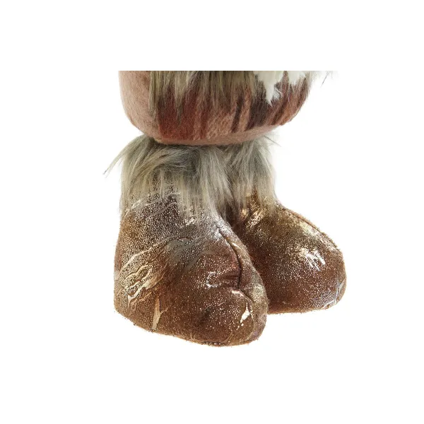 Ziemassvētku Nieciņš DKD Home Decor Brūns Ziemeļbrieži 14 x 12 x 35 cm (2 gb.)