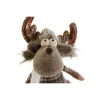 Новогоднее украшение DKD Home Decor Коричневый Северный олень 14 x 12 x 35 cm (2 штук)