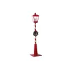 уличные фонари DKD Home Decor Белый Красный 30 x 30 x 180 cm