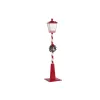 уличные фонари DKD Home Decor Белый Красный 30 x 30 x 180 cm