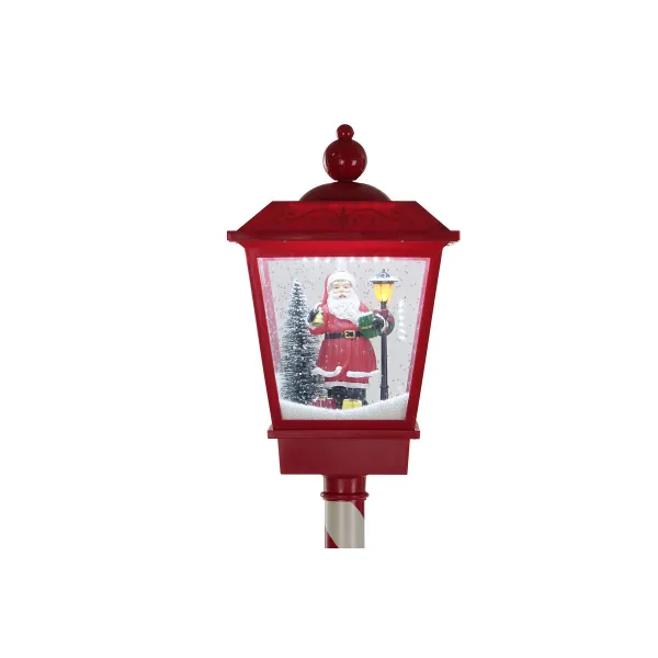 уличные фонари DKD Home Decor Белый Красный 30 x 30 x 180 cm