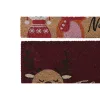 Kynnysmatto DKD Home Decor Punainen Monivärinen PVC Kookoskuitu 60 x 40 x 1,5 cm (2 osaa)