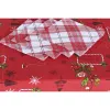 Stalo skalbinių rinkinys DKD Home Decor Balta Raudona Žalia Rusvai gelsva (5 Dalys) (2 vnt.)