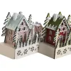 Новогоднее украшение DKD Home Decor Красный Розовый 21 x 9,5 x 19 cm (2 штук)