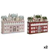 Рождественский календарь DKD Home Decor Деревянный 37,5 x 8,5 x 31 cm (2 штук)