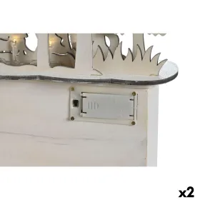Рождественский календарь DKD Home Decor Деревянный 34 x 8,5 x 36,5 cm (2 штук)