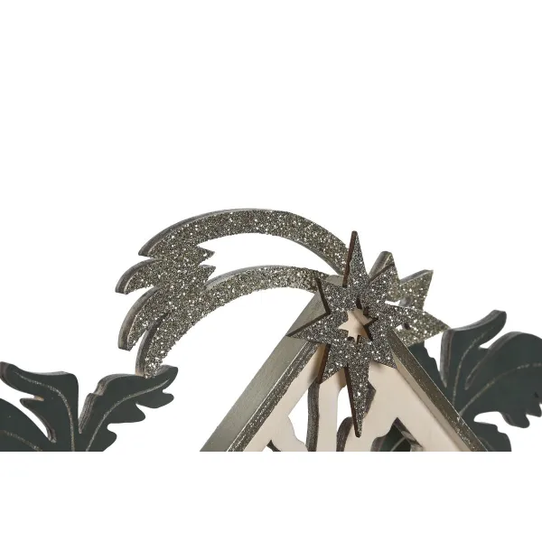 Рождественский календарь DKD Home Decor Деревянный 34 x 8,5 x 36,5 cm (2 штук)