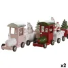 Ziemassvētku Nieciņš DKD Home Decor Sarkans Zaļš 35,5 x 5 x 8,8 cm (2 gb.)