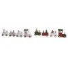 Новогоднее украшение DKD Home Decor Красный Зеленый 35,5 x 5 x 8,8 cm (2 штук)
